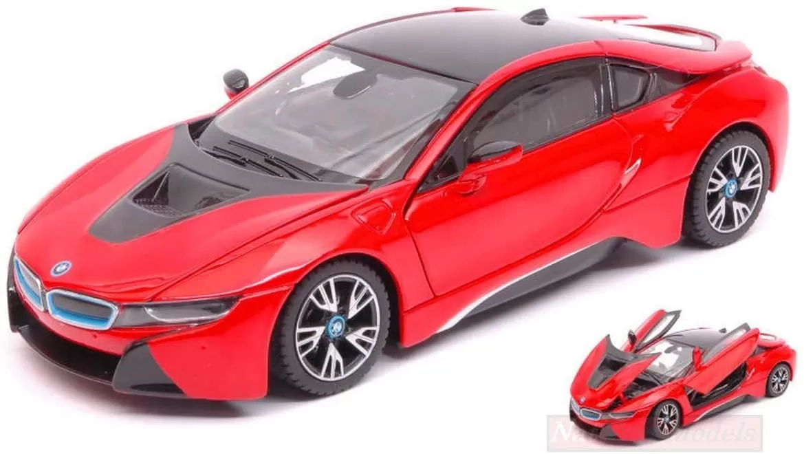 MASINUTA METALICA BMW I8 ROSU SCARA 1 LA 24 - EAN, Brand | eToys.ro