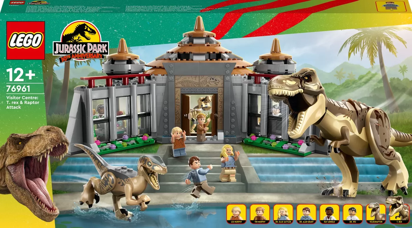 LEGO JURASSIC WORLD CENTRU PENTRU TURISTI TREX SI RAPTOR 76961