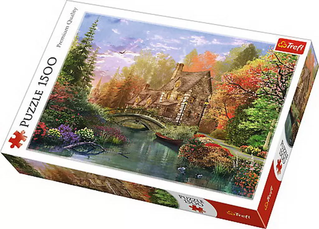 PUZZLE TREFL 1500 CASUTA DE LANGA LAC