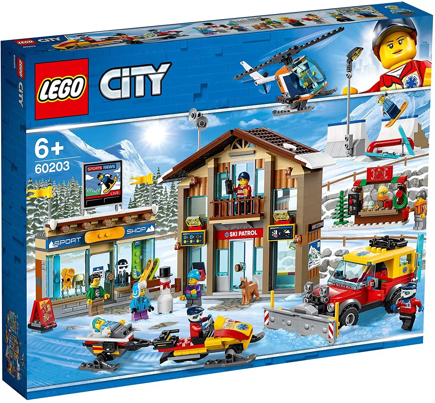 LEGO CITY STATIUNEA DE SCHI 60203