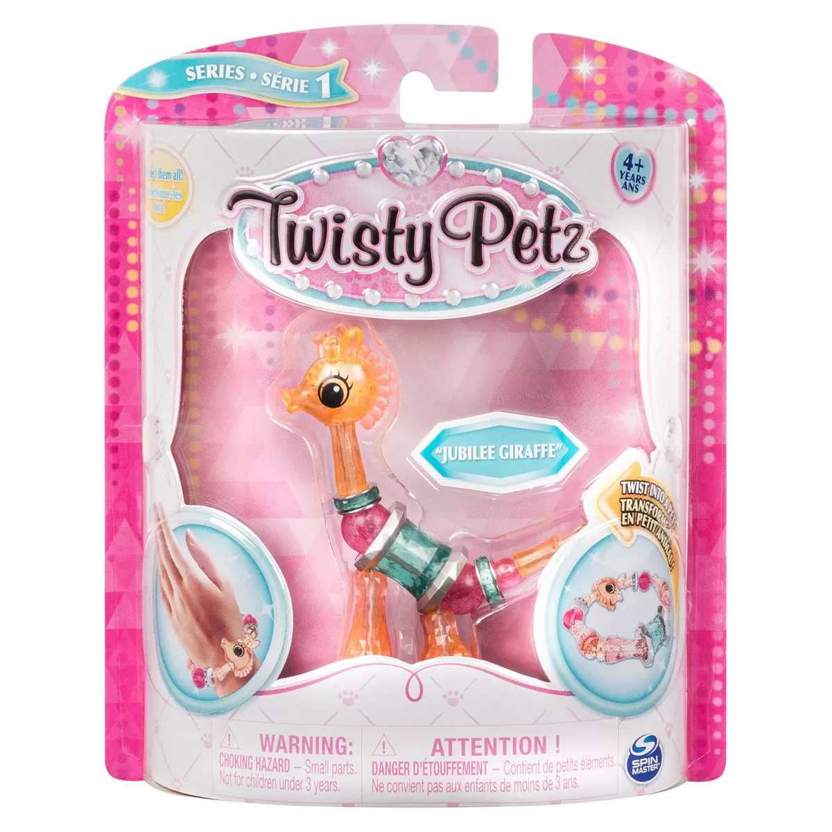 TWISTY PETZ BRATARA ANIMALUT PENTRU COLECTIONAT GIRAFA JUBILEE