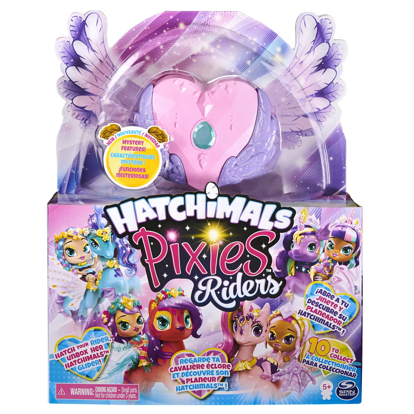 PIXIE CREATURA FANTASTICA PAPUSICA CU UNICORNUL ROZ