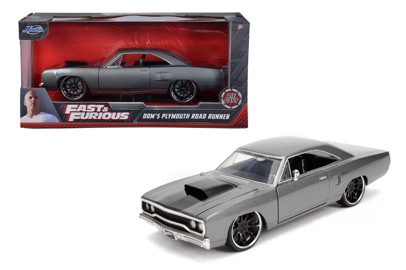 MASINUTA METALICA FAST AND FURIOUS 1970 PLYMOUTH ROAD RUNNER