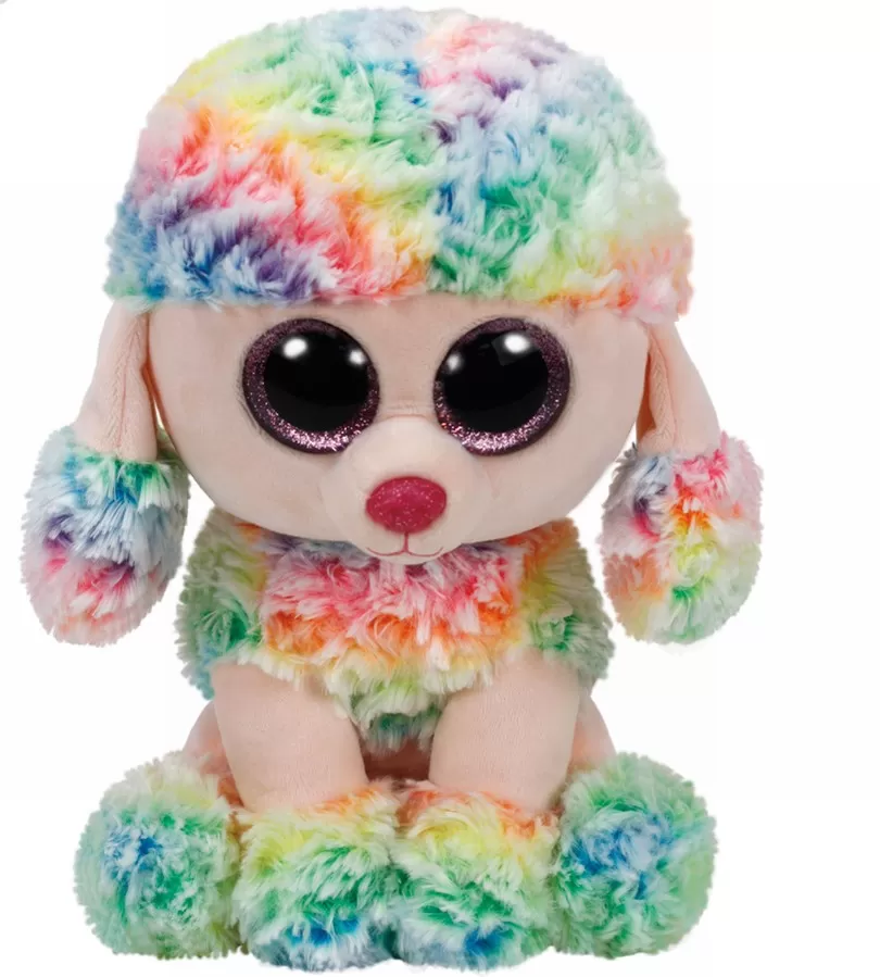 PLUS TY 24CM BOOS RAINBOW PUDEL MULTICOLOR