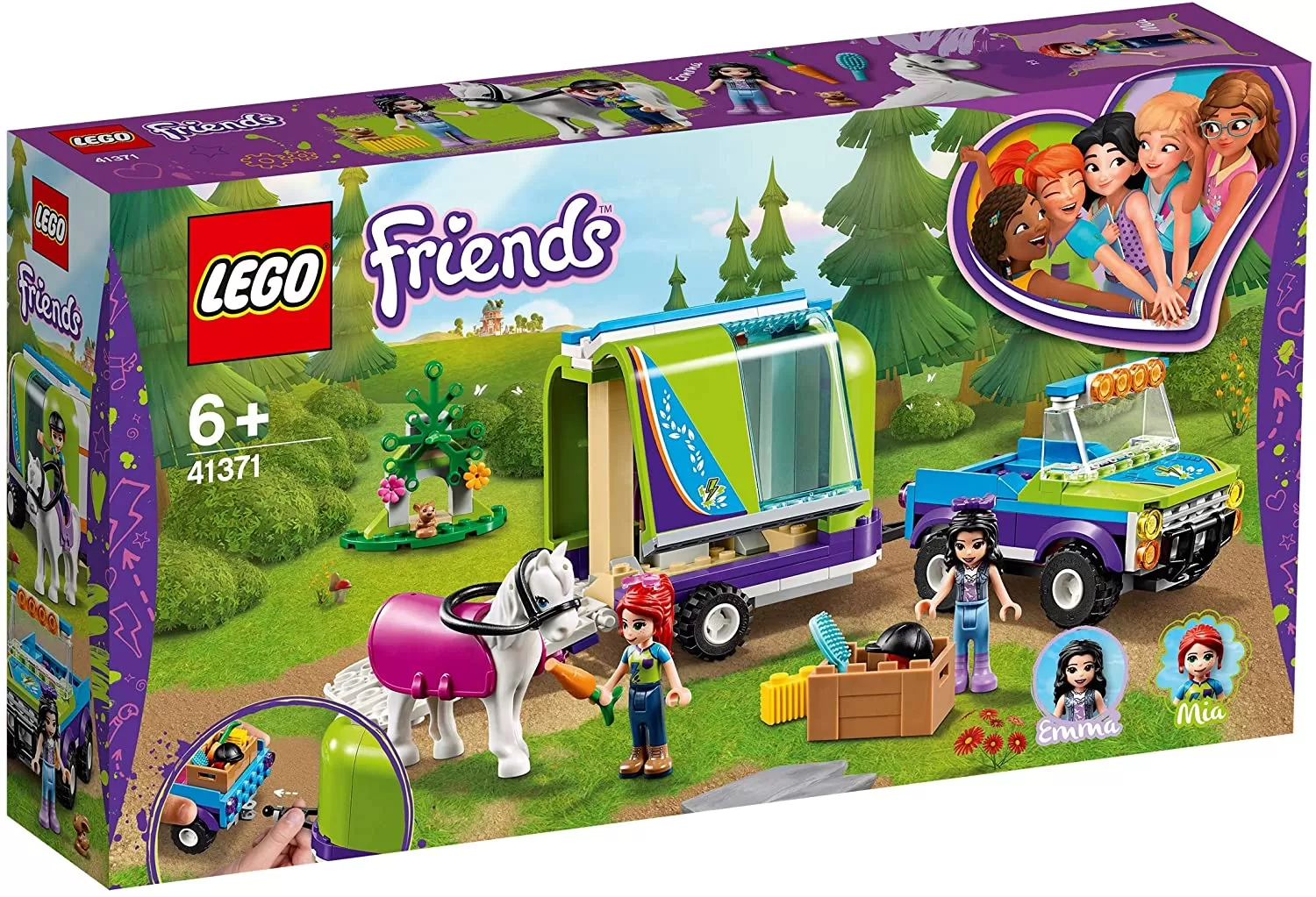 LEGO FRIENDS REMORCA DE TRANSPORT CAI A MIEI 41371