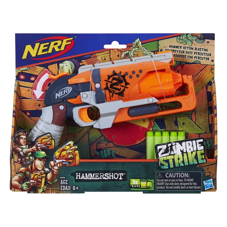 BLASTER NERF ZOMBIE HAMMERSHOT