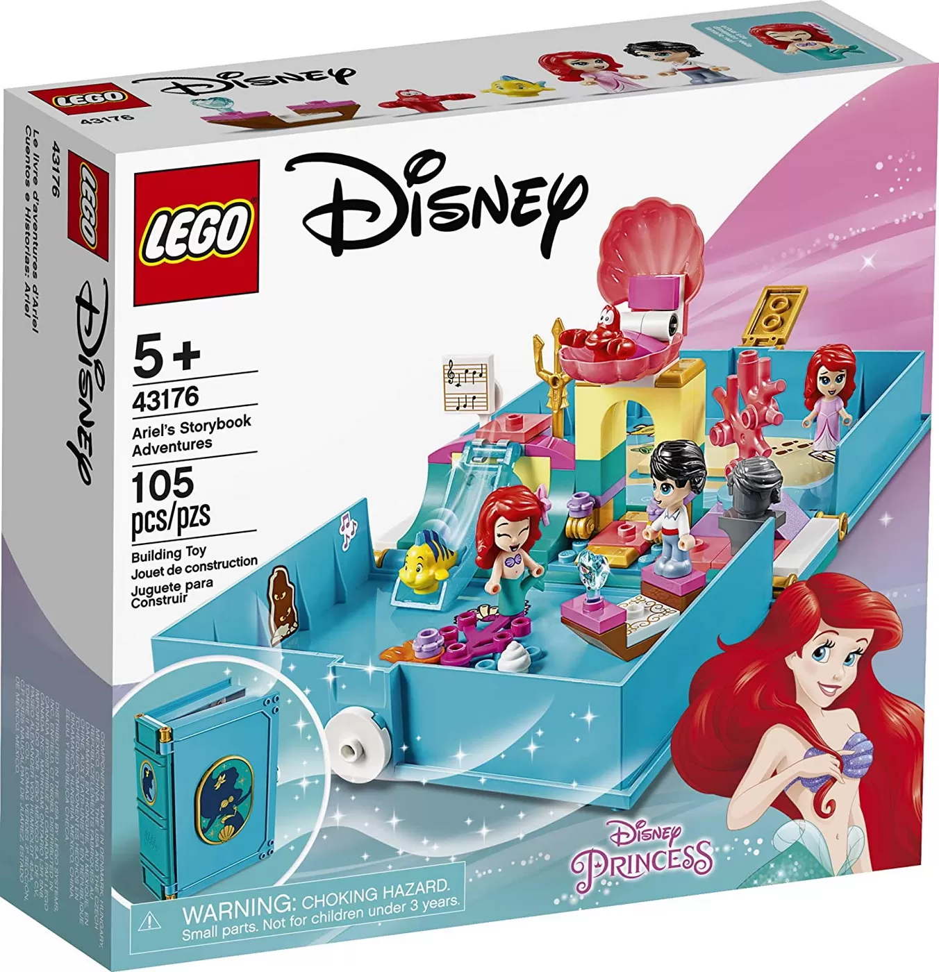 LEGO DISNEY AVENTURI DIN CARTEA DE POVESTI CU ARIEL 43176
