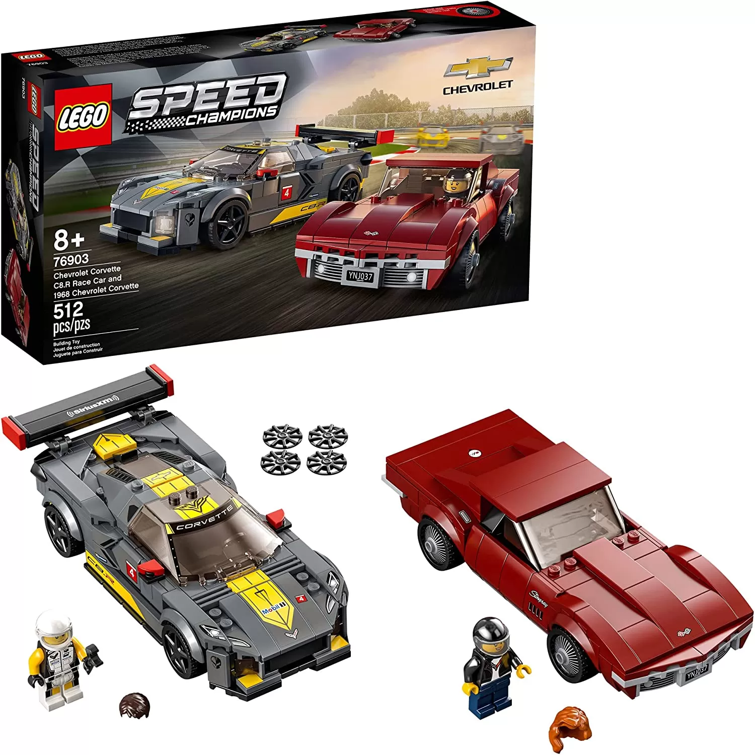 LEGO SPEED CHAMPIONS MASINA DE CURSE CHEVROLET CORVETTE 76903