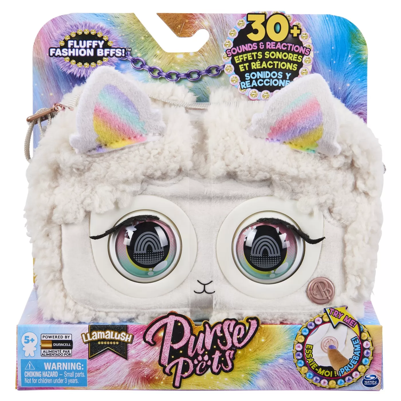 PURSE PETS GENTUTA FLUFFY LLAMA