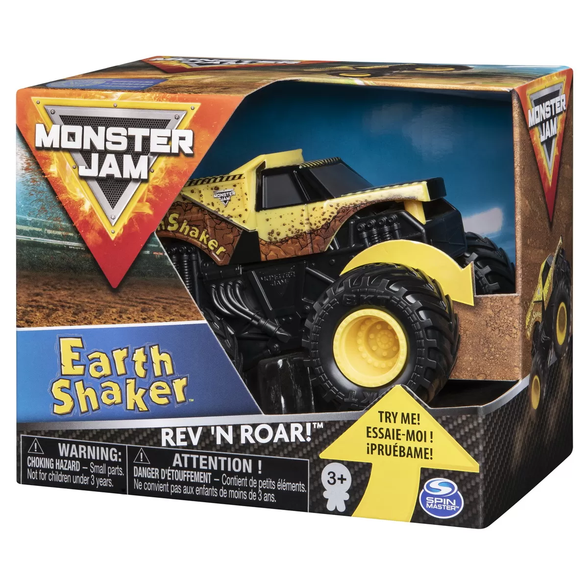 MONSTER JAM METALICA SERIA ROAR SCARA 1 LA 43 EARTH SHAKER