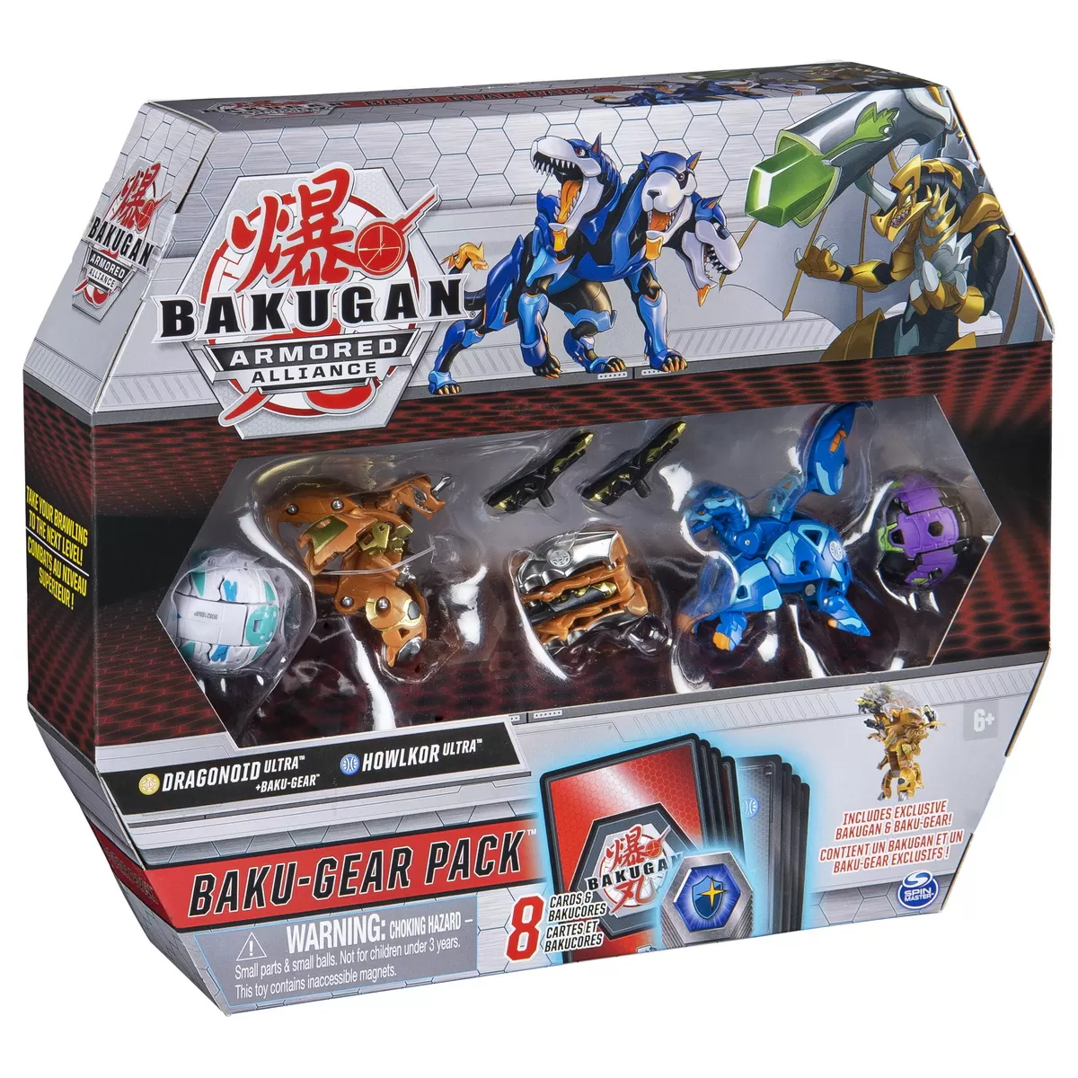BAKUGAN S2 SET DE LUPTA ULTRA HOWLKOR SI DRAGONOID CU BAKU-GEAR