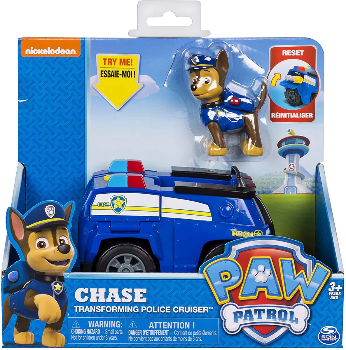 PATRULA CATELUSILOR CHASE CU MASINA DE POLITIE