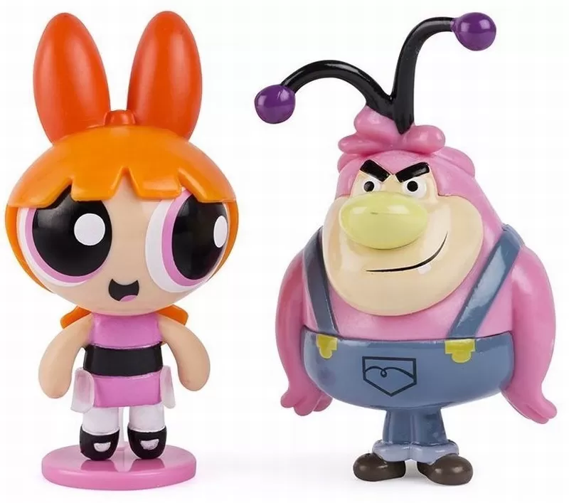 POWERPUFF GIRLS SET 2 FIGURINE BLOSSOM SI LUMPKINS