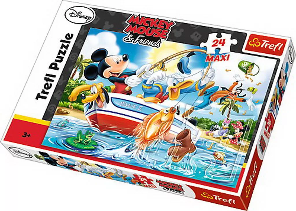 PUZZLE TREFL 24 MAXI LA PESCUIT CU MICKEY