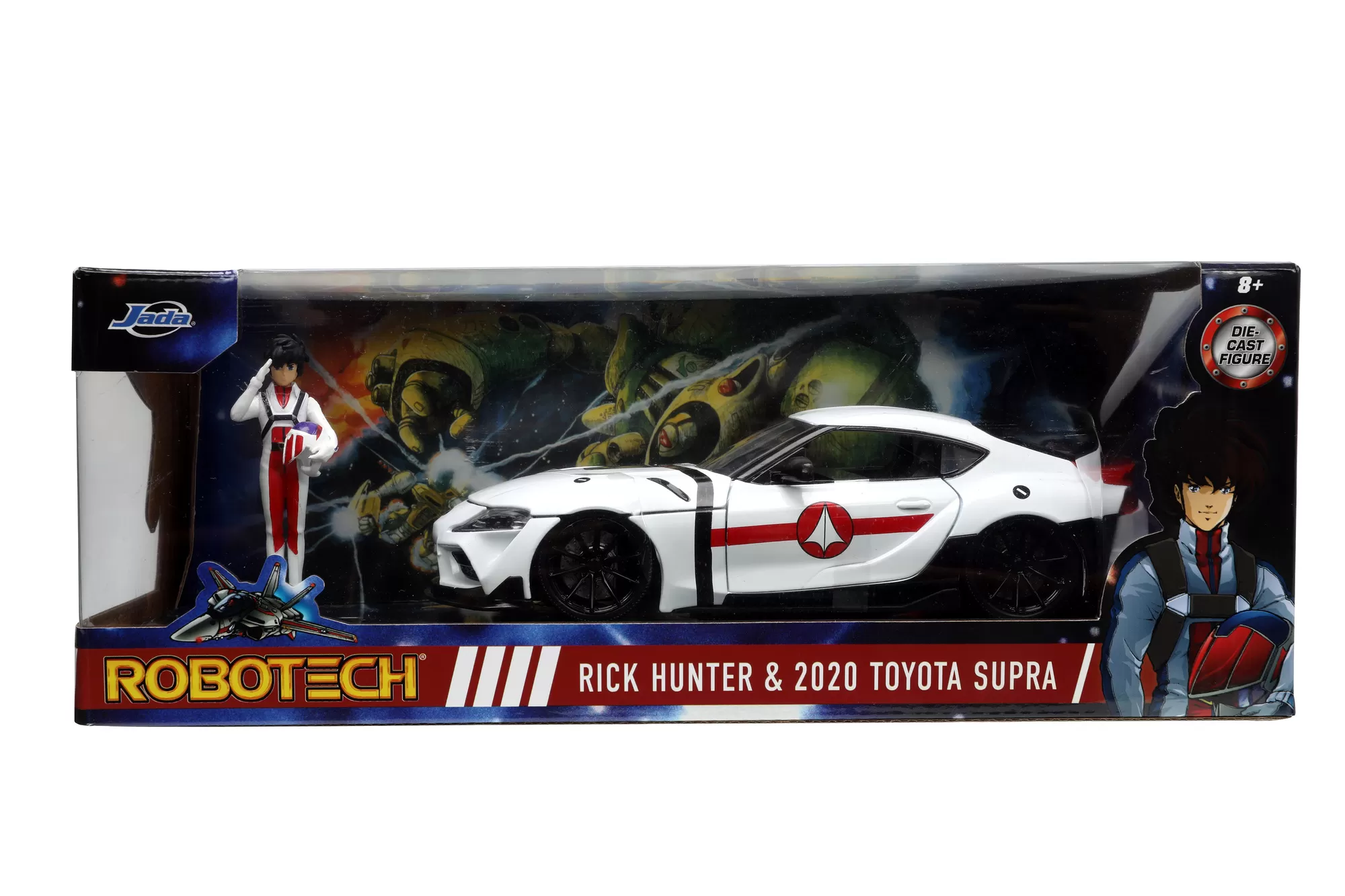 JADA ROBOTECH MASINUTA METALICA RICK HUNTER TOYOTA SUPRA SCARA 1:24