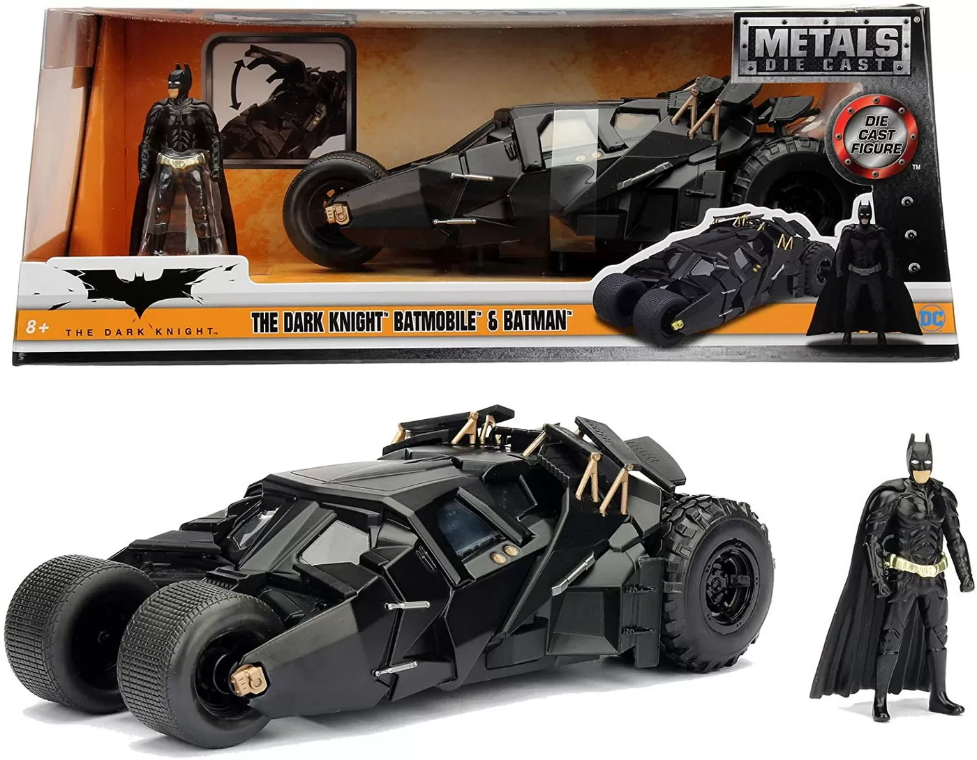 BATMAN AUTOMOBIL BATMOBILE THE DARK KNIGHT 1:24