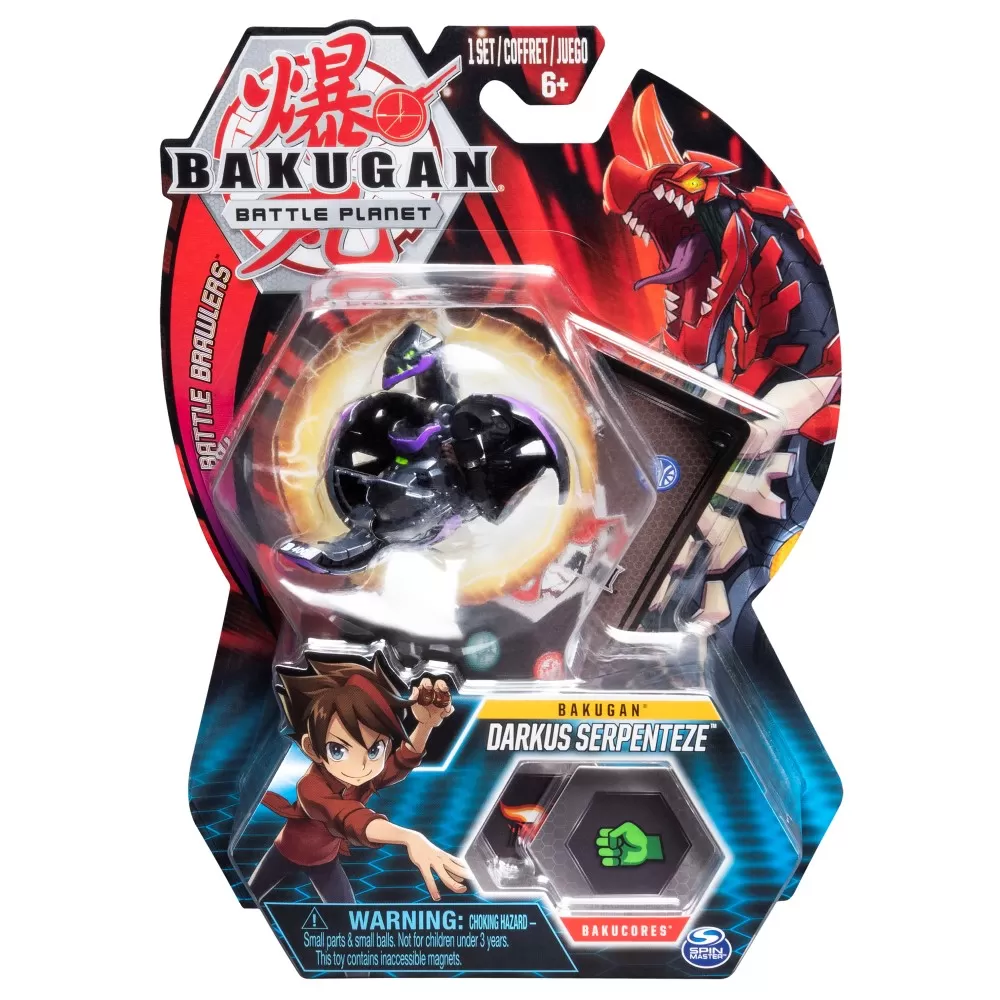 BAKUGAN BILA DARKUS SERPENTEZE LEVIATHAN BLACK