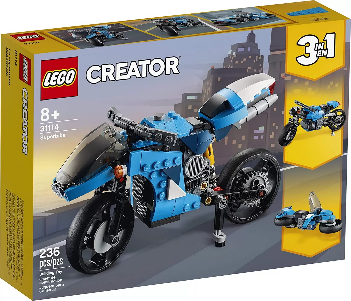 LEGO CREATOR SUPER MOTOCICLETA 31114