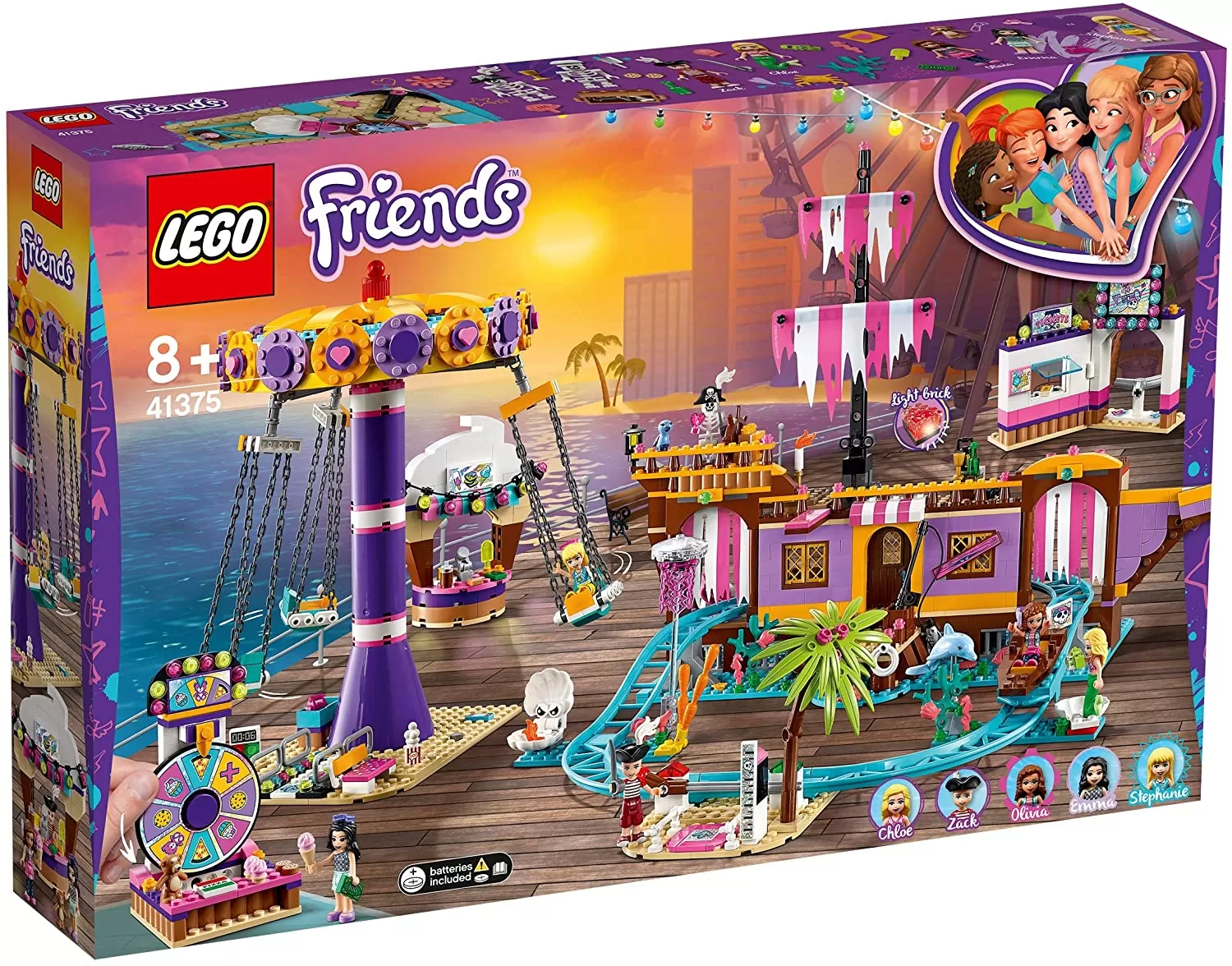 LEGO FRIENDS DEBARCADERUL CU DISTRACȚII DIN HEARTLAKE CITY 41375