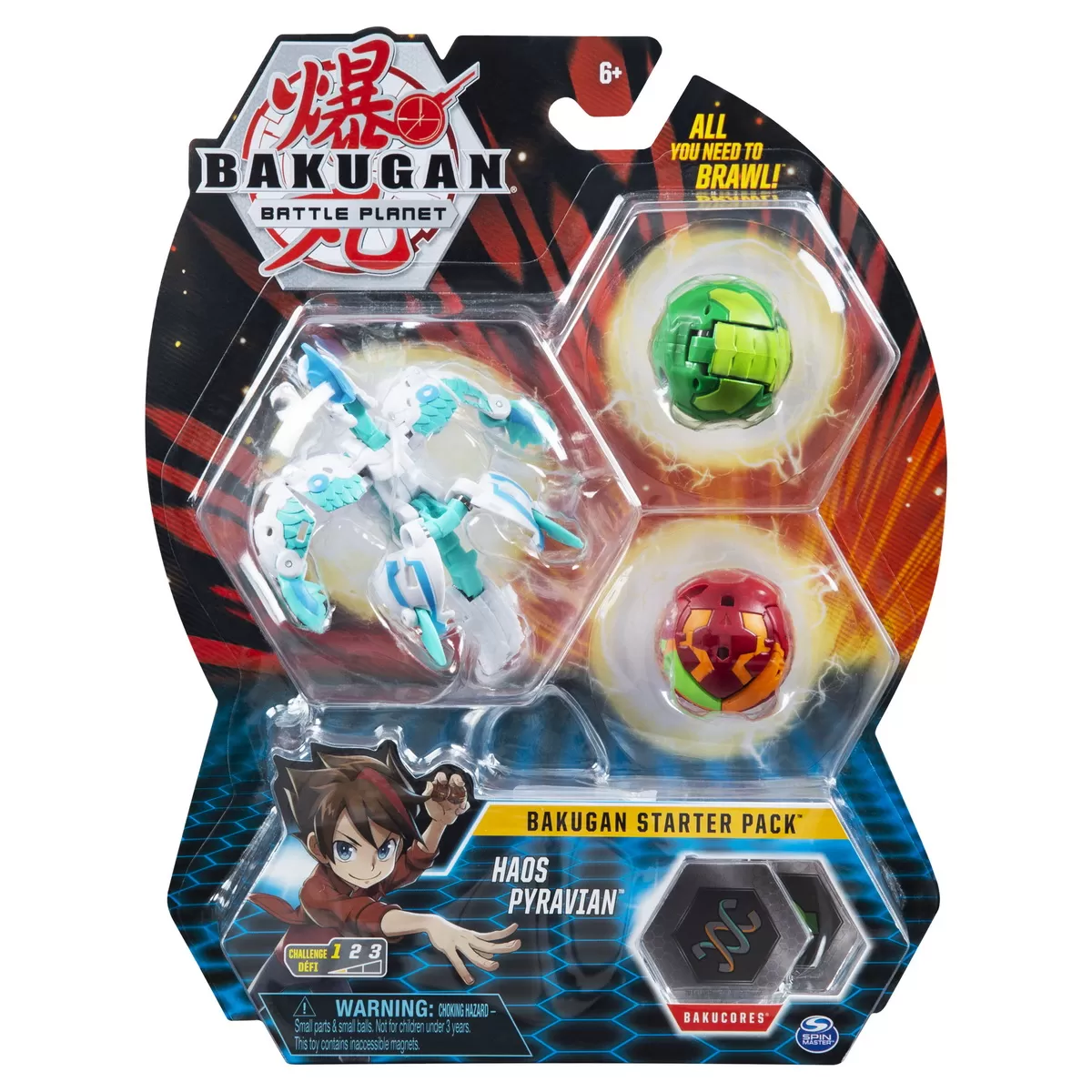 BAKUGAN PACHET START HAOS PYRAVIAN