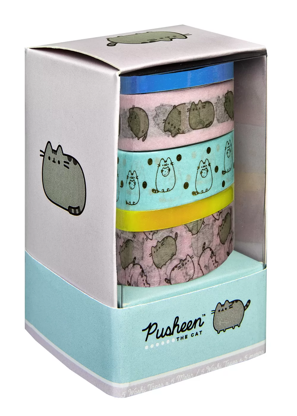 PUSHEEN SET 5 BENZI WASHI 5M