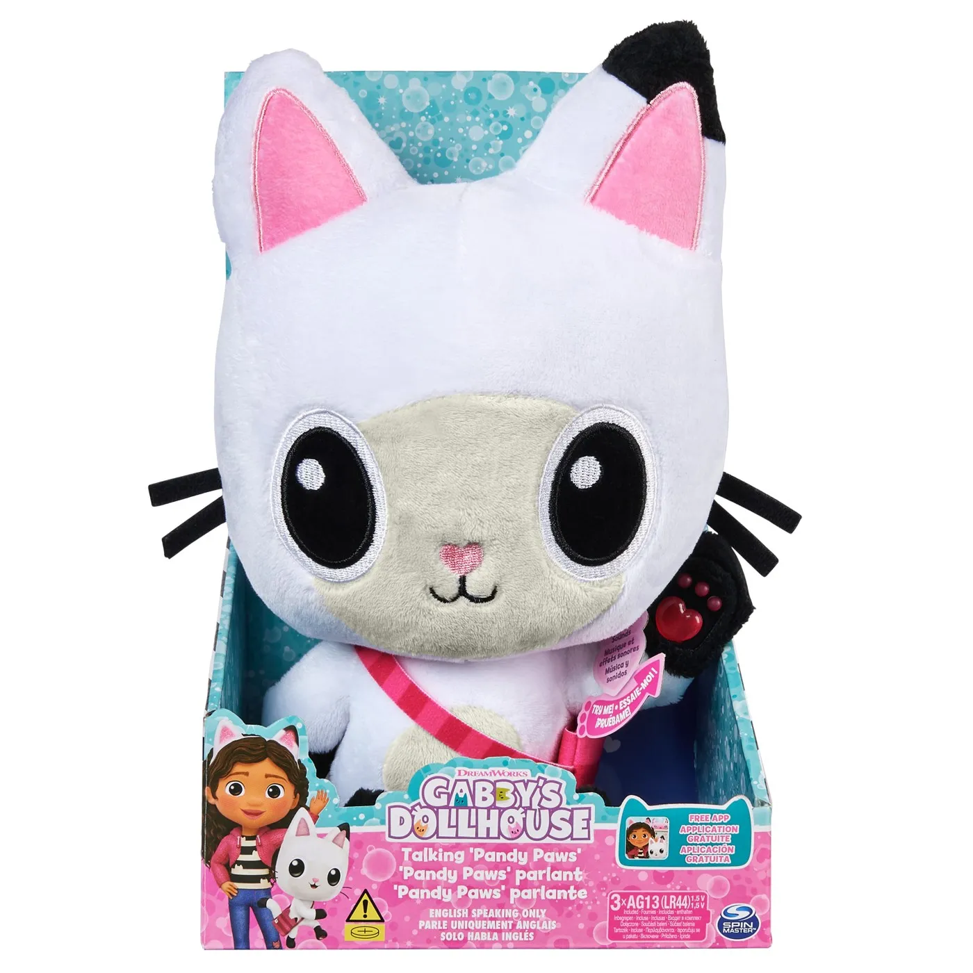 GABBYS DOLLHOUSE PLUS INTERACTIV PANDY PAWS 33CM