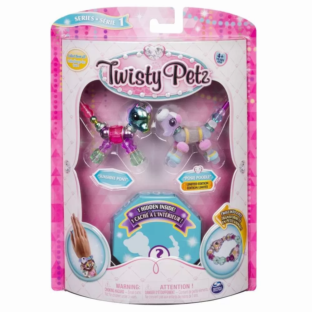 TWISTY PETZ SET 3 BRATARI PONEI PUDEL PISICA