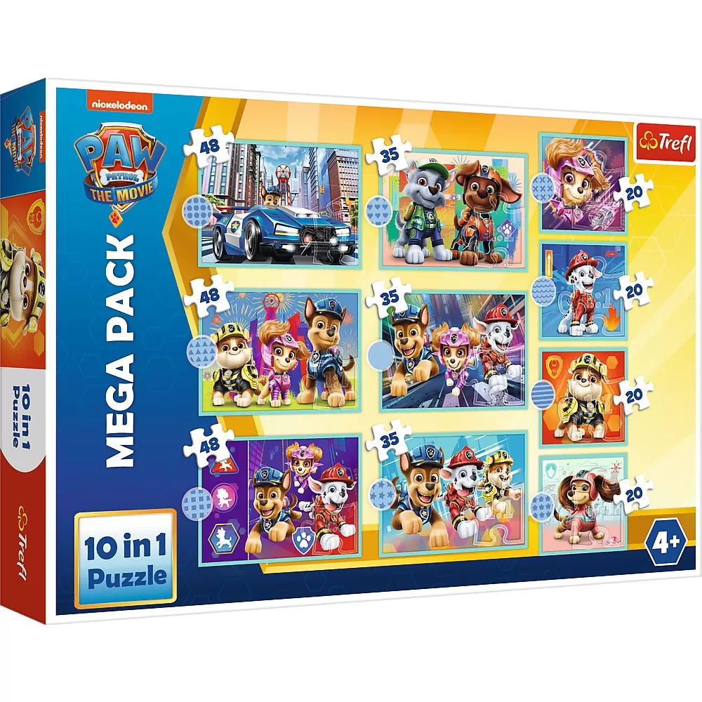 PUZZLE TREFL 10IN1 PATRULA CATELUSILOR ECHIPA CATELUSILOR