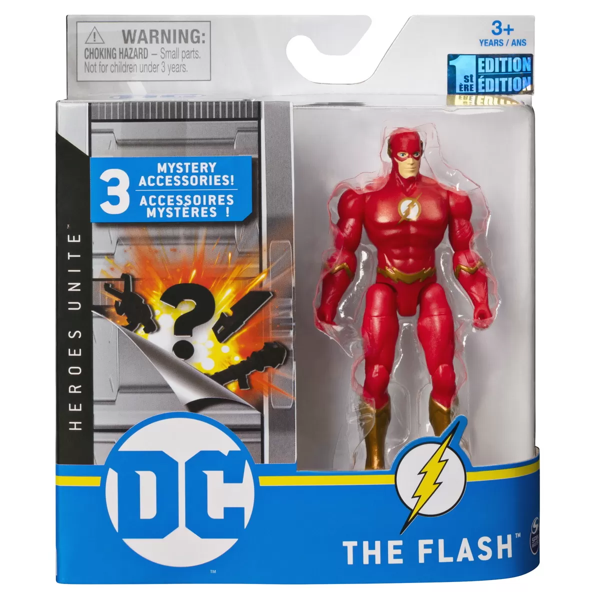 FIGURINA FLASH 10CM CU 3 ACCESORII SURPRIZA