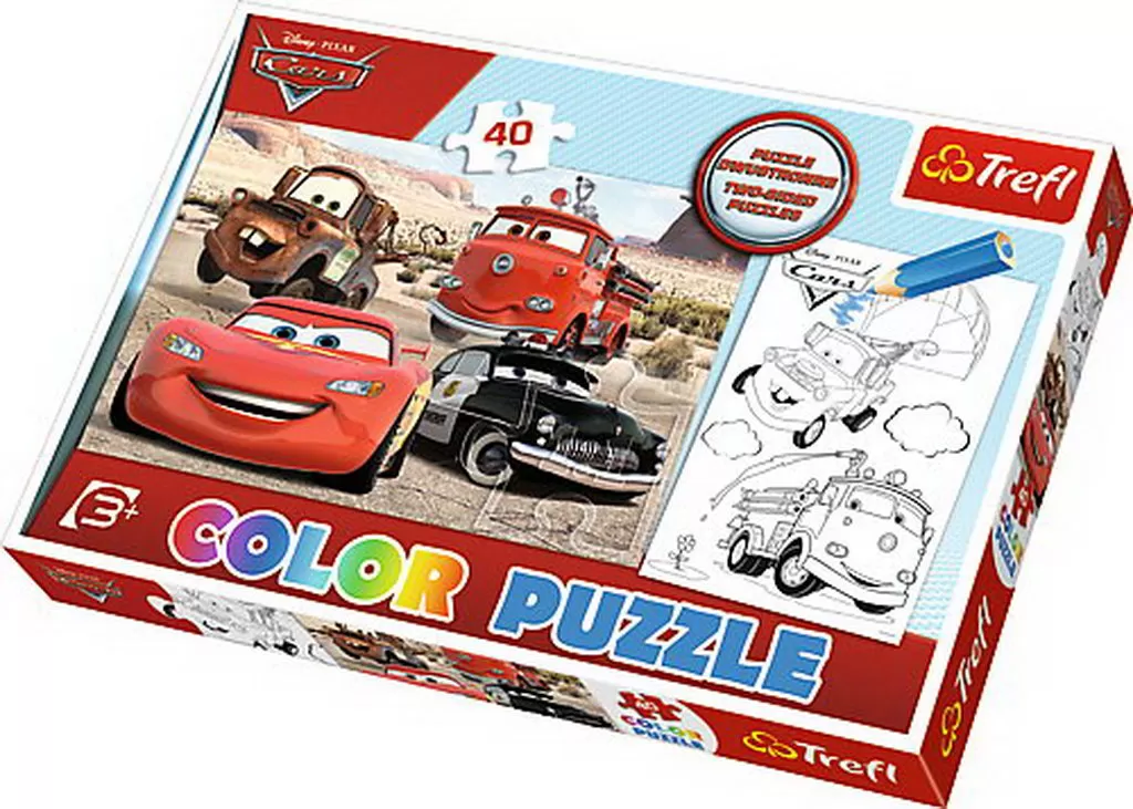 PUZZLE TREFL 40 COLOR MASINI IN DESERT