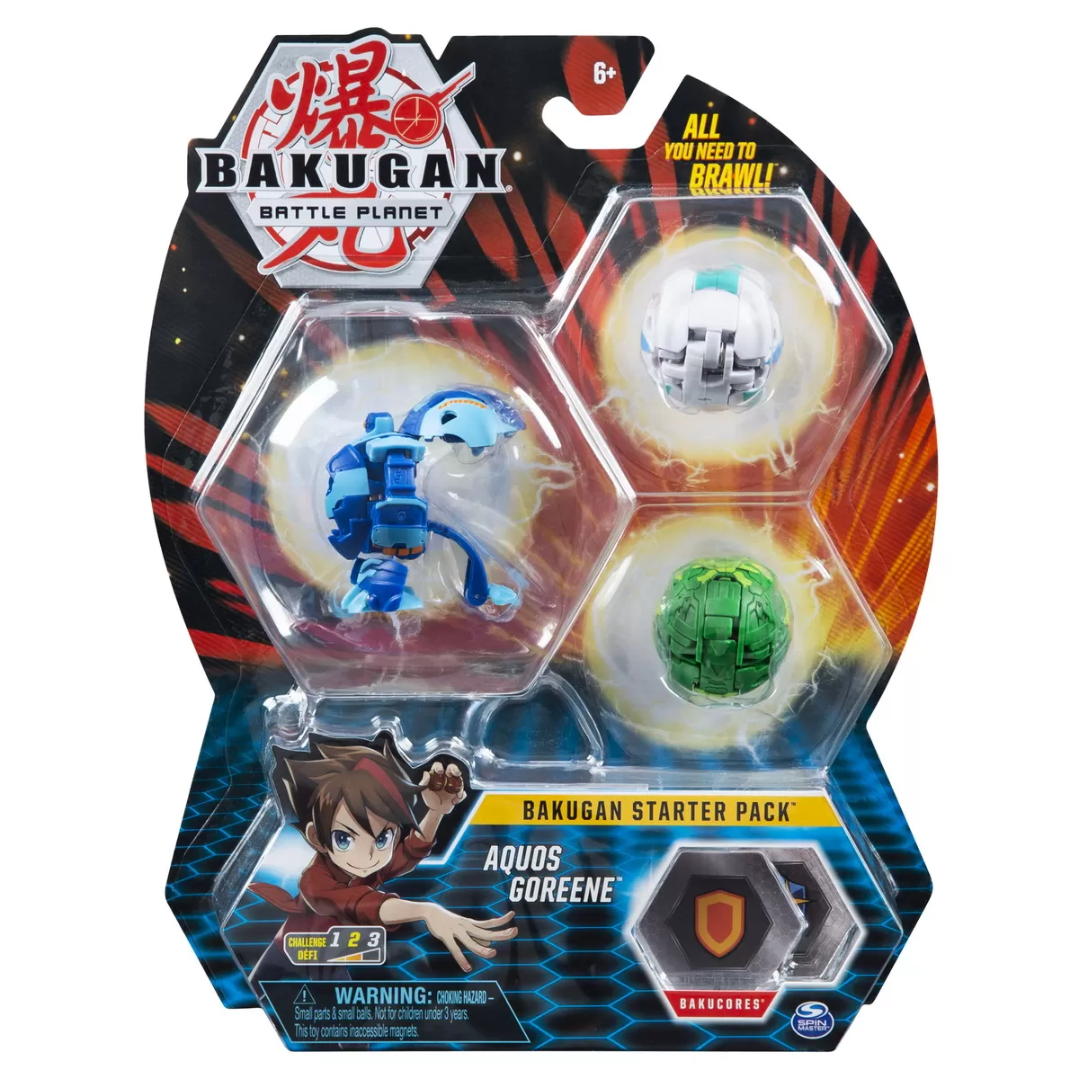 BAKUGAN PACHET START AQUOS GOREENE