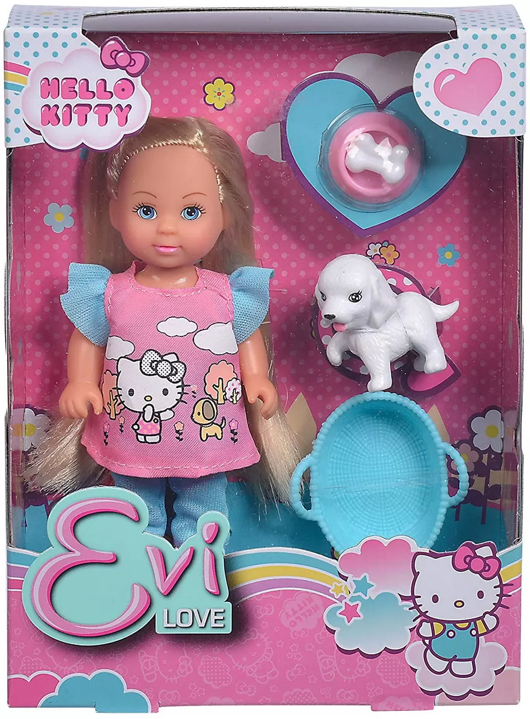 SPAPUSA EVI HELLO KITTY PAPUSA CU ANIMALUT CATEL