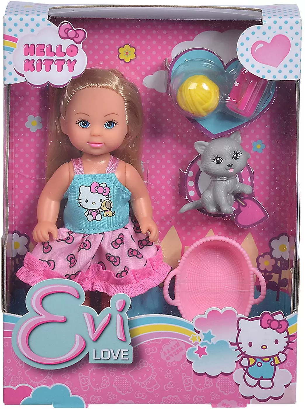 SPAPUSA EVI HELLO KITTY PAPUSA CU ANIMALUT PISICA