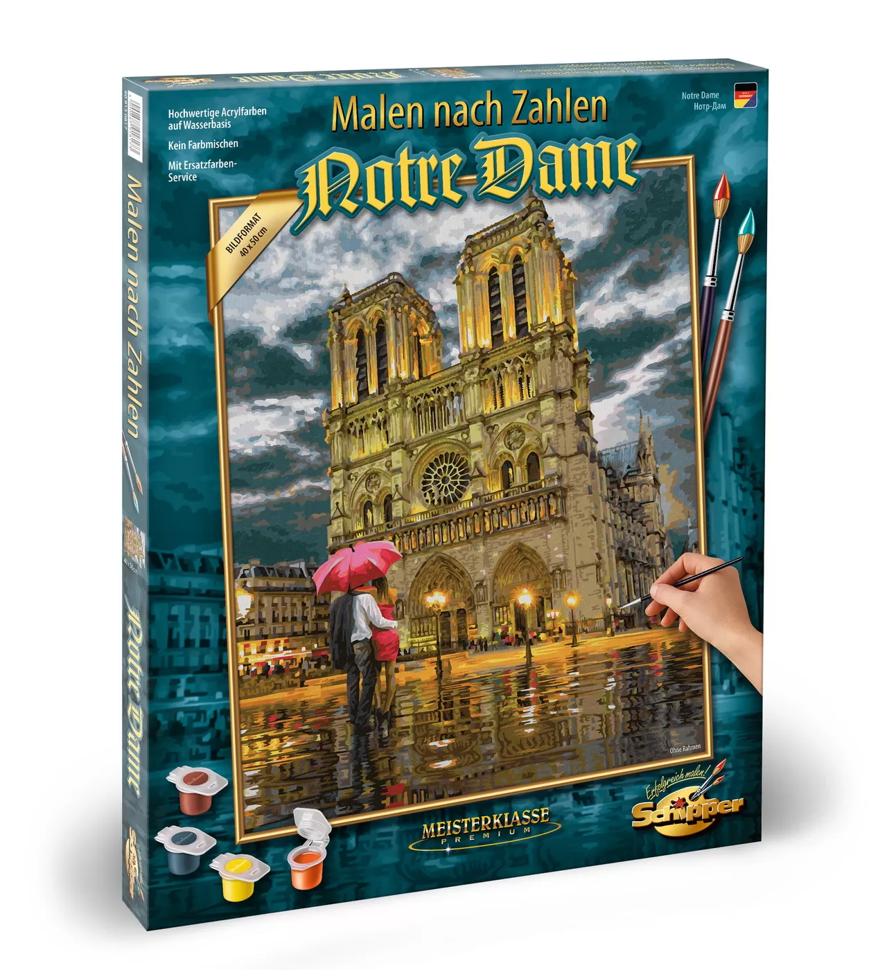 KIT PICTURA PE NUMERE SCHIPPER CATEDRALA NOTRE DAMES