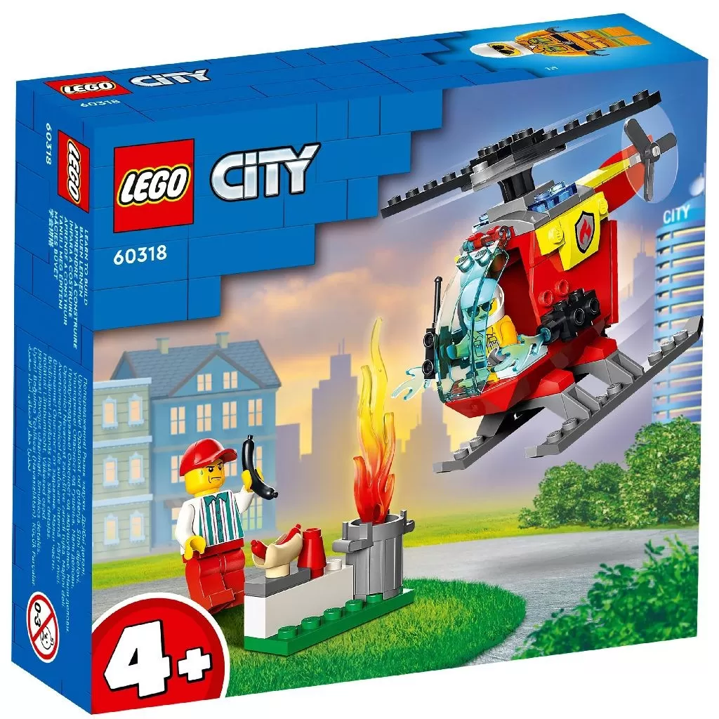 LEGO CITY ELICOPTER DE POMPIERI 60318