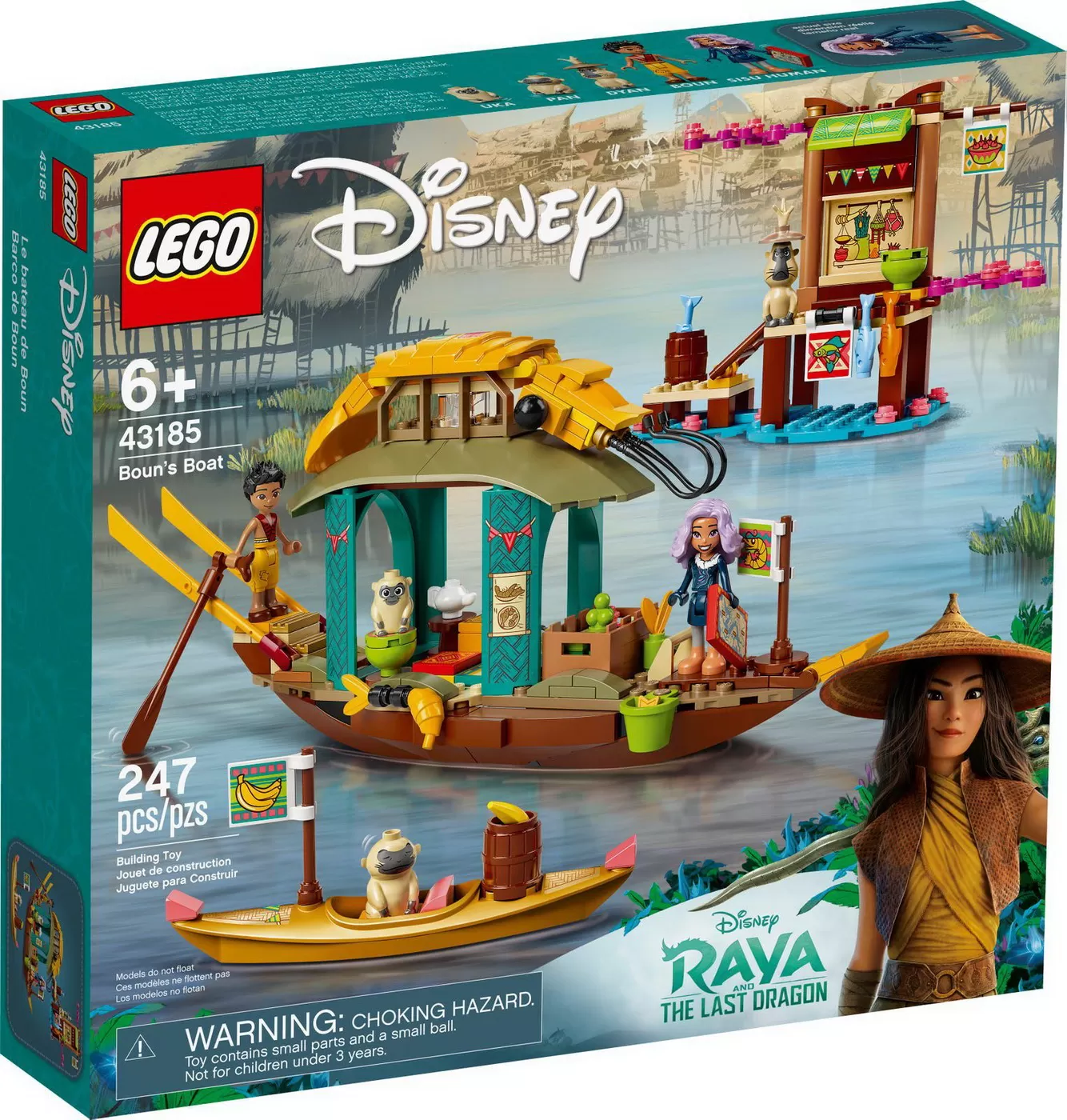 LEGO DISNEY BARCA LUI BOUN 43185