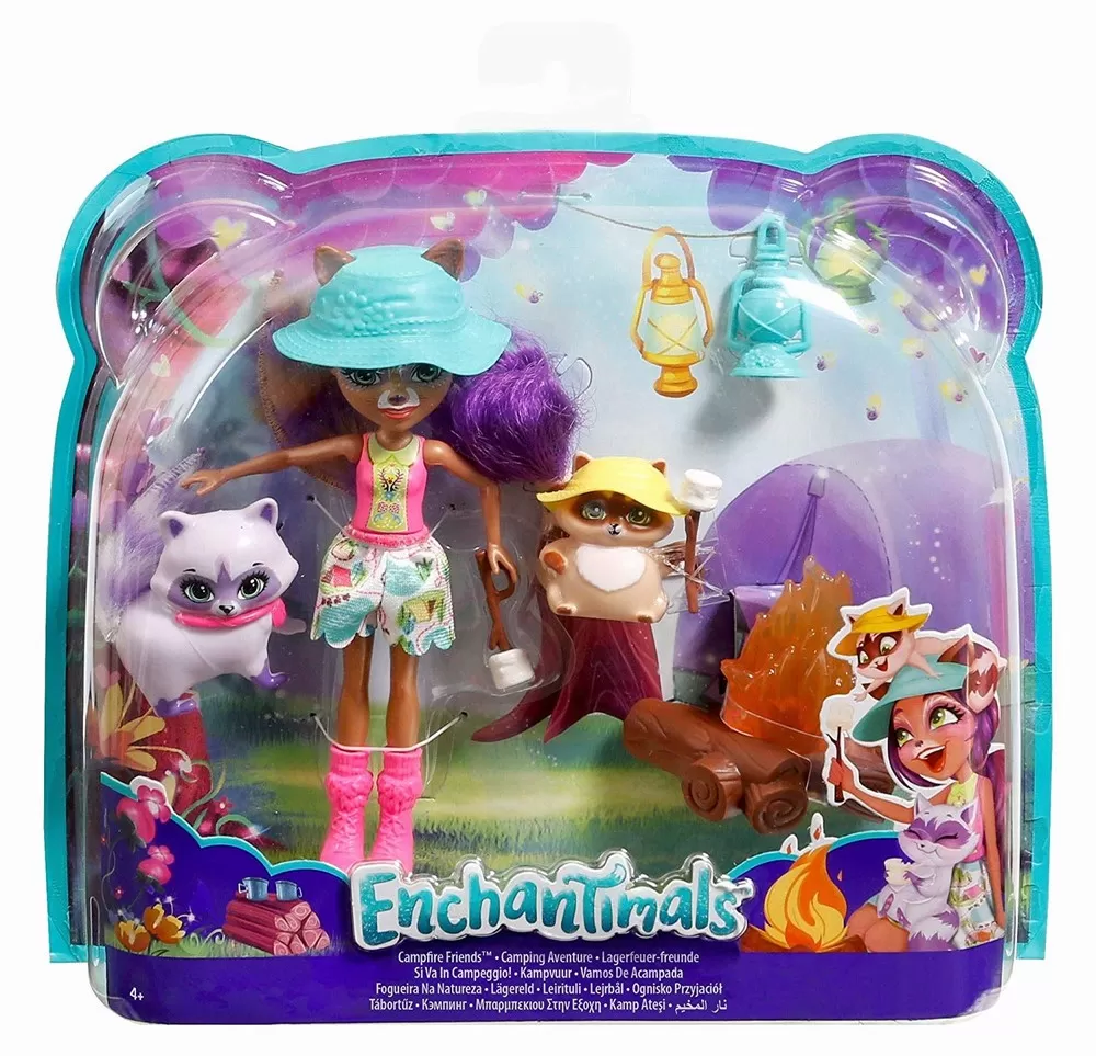 ENCHANTIMALS SET TEMATIC CU PRIETENII LA CAMPING