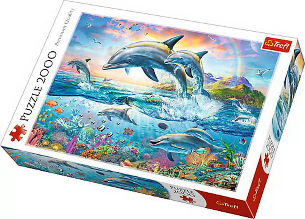 PUZZLE TREFL 2000 DELFINI FERICITI