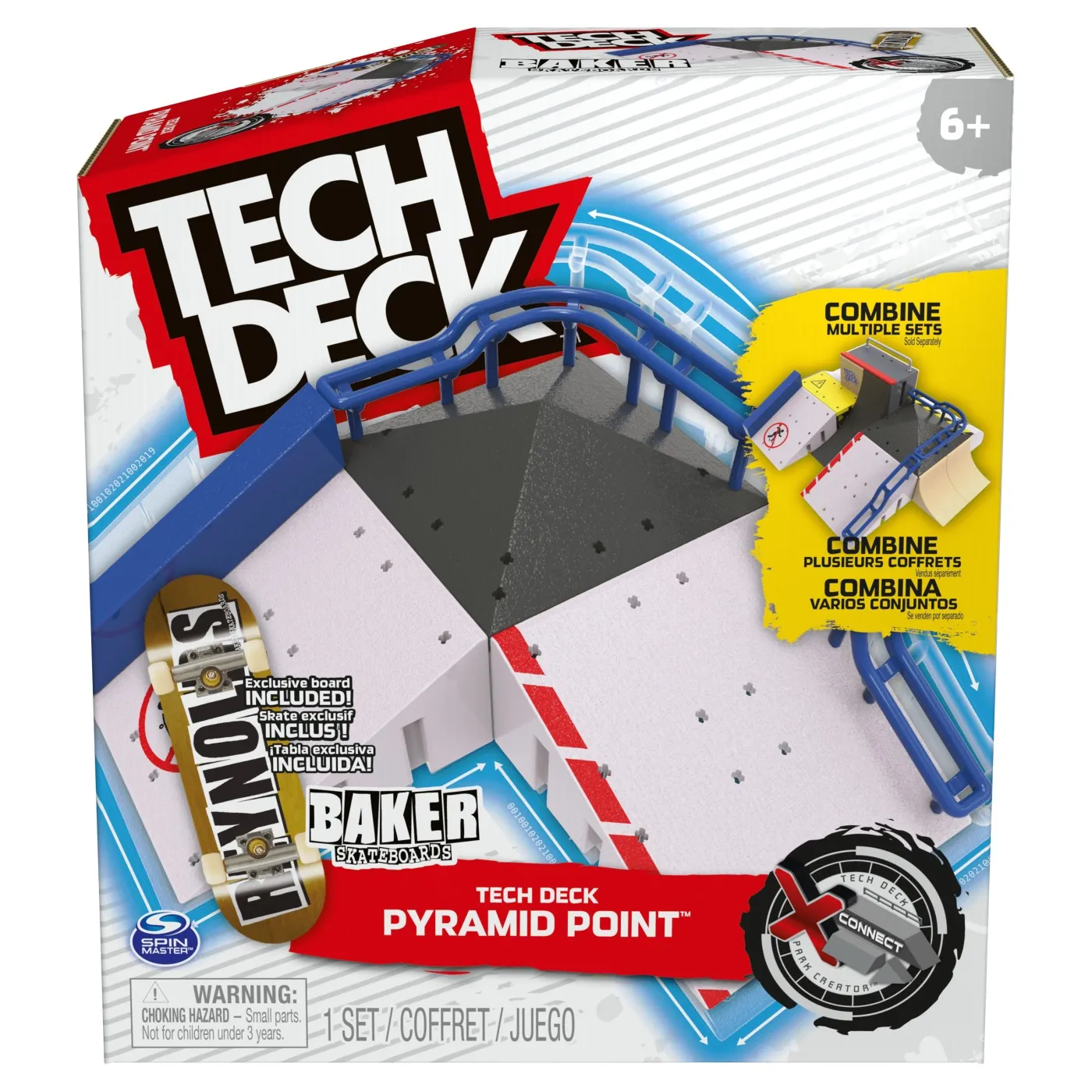 TECH DECK PACHET XCONNECT FINGERBOARD PYRAMID POINT