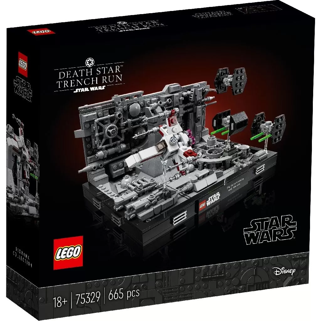 LEGO STARWARS DIORAMA ZBORULUI DEATH STAR 75329