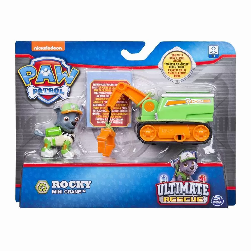 PATRULA CATELUSILOR VEHICULE CU FIGURINE ULTIMATE RESCUE ROCKY