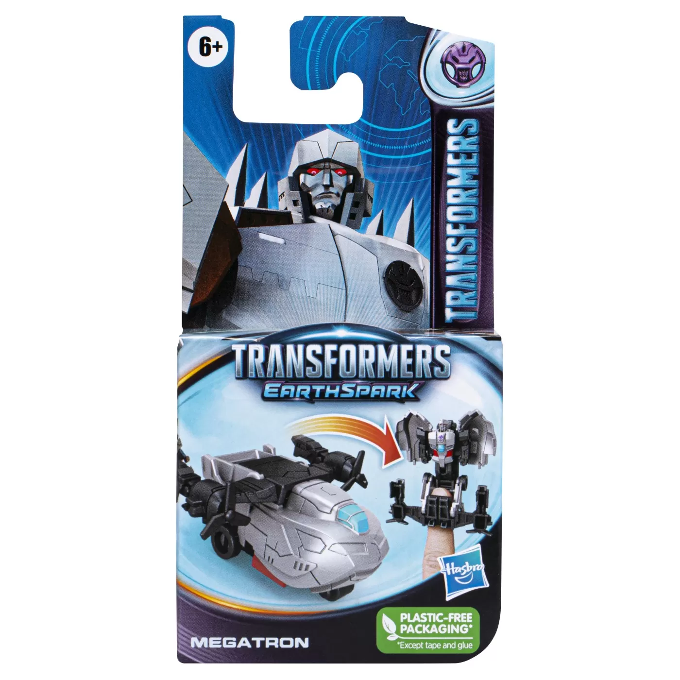 TRANSFORMERS 7 EARTHSPARK TACTICON FIGURINA TRANSFORMABILA MEGATRON 6.5CM