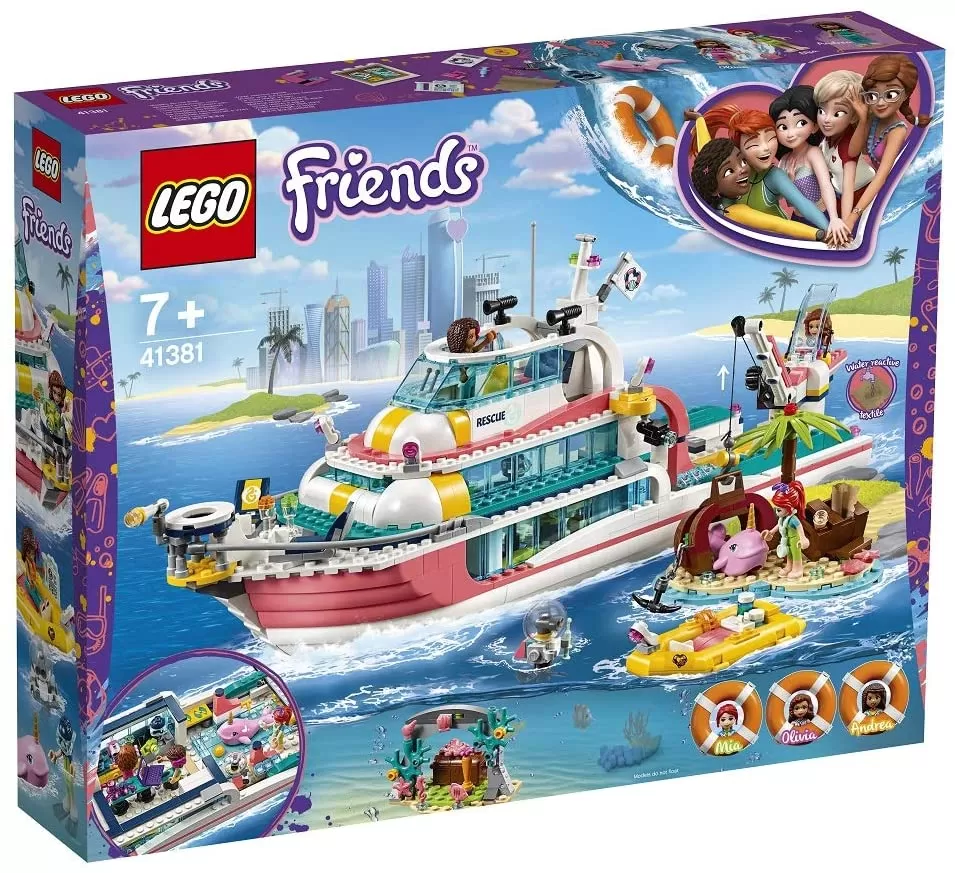 LEGO FRIENDS BARCĂ PENTRU MISIUNI DE SALVARE 41381