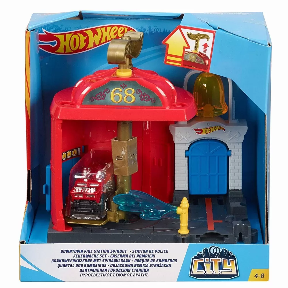 HOT WHEELS STATIE DE POMPIERI