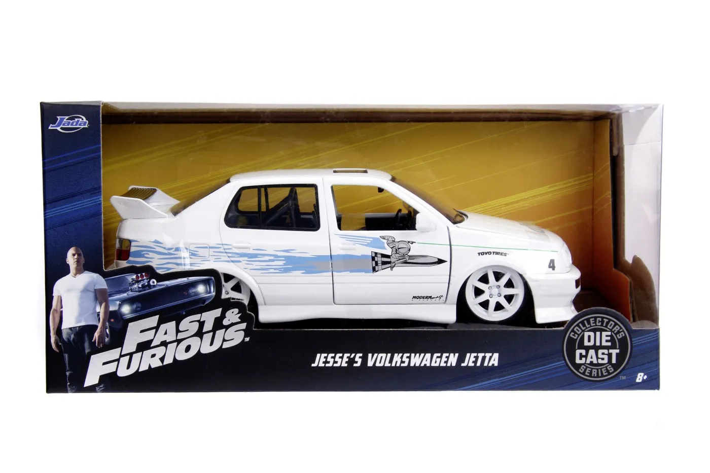 JADA FAST AND FURIOUS MASINUTA METALICA JESSE S VOLKSWAGEN JETTA SCARA 1:24