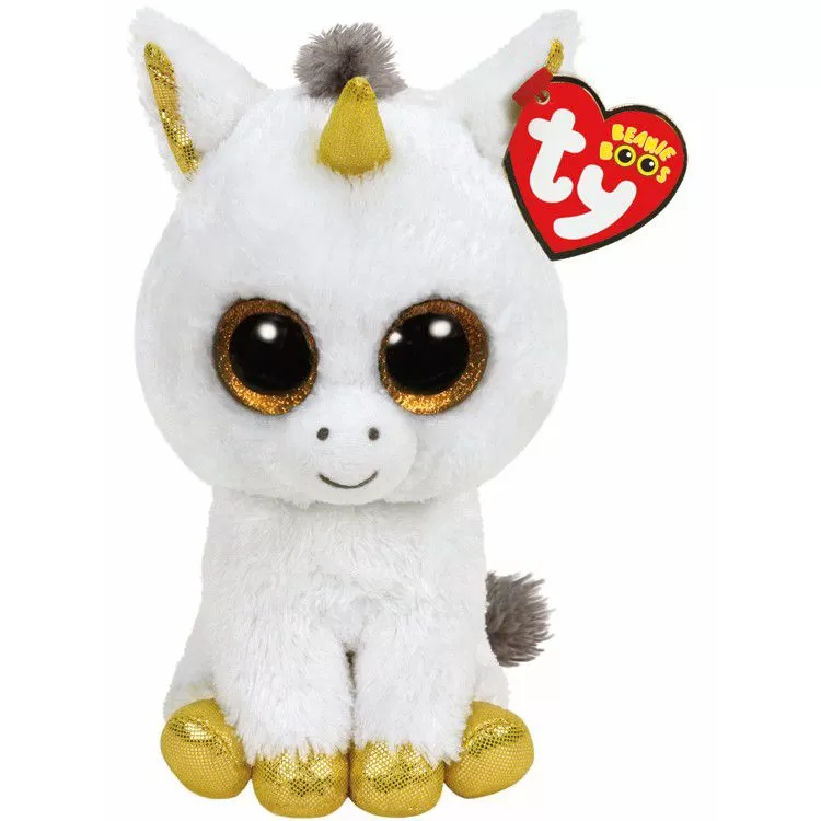 PLUS TY 24CM BOOS PEGASUS UNICORN ALB