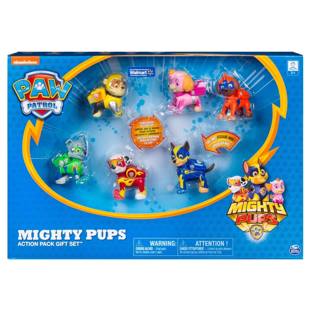 PATRULA CATELUSILOR SET COMPLET CU FIGURINE LUMINOASE