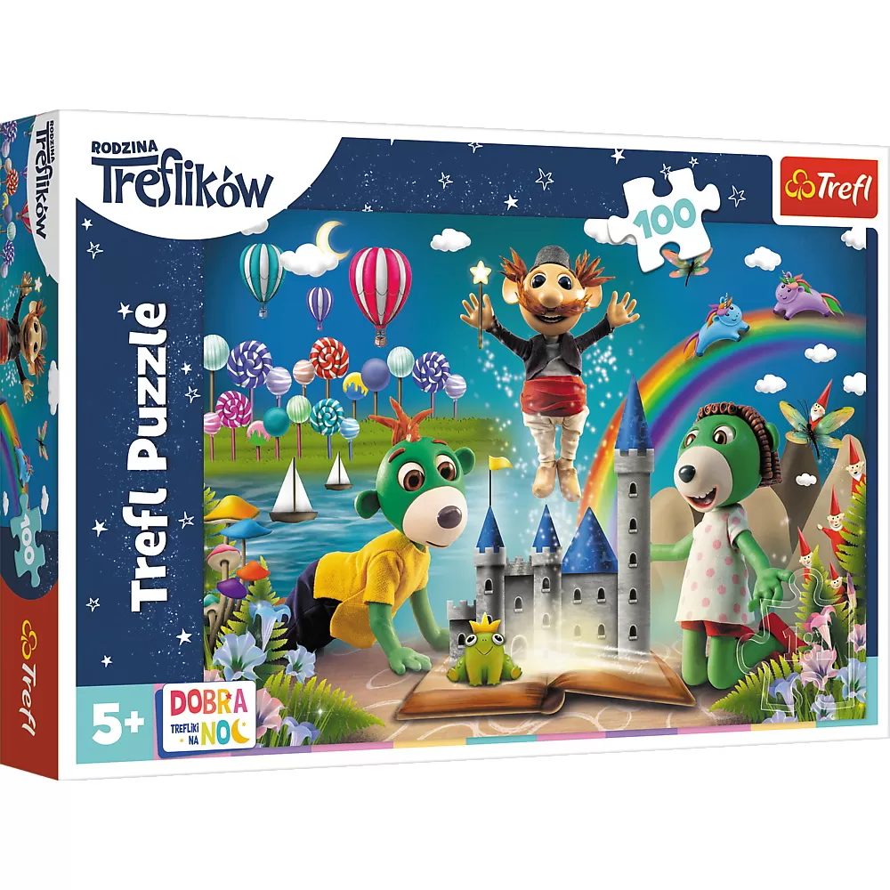 PUZZLE TREFL 100 PIESE RODZINA TREFLIKA SEARA DE BASME