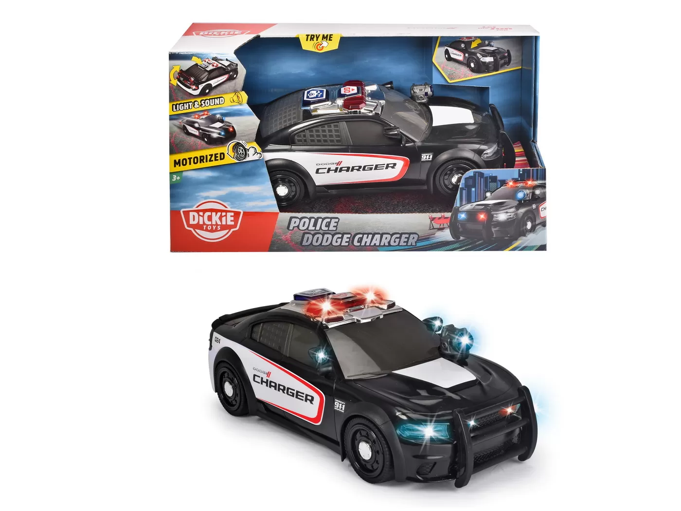 DICKIE MASINA DE POLITIE DODGE CHARGER 33CM