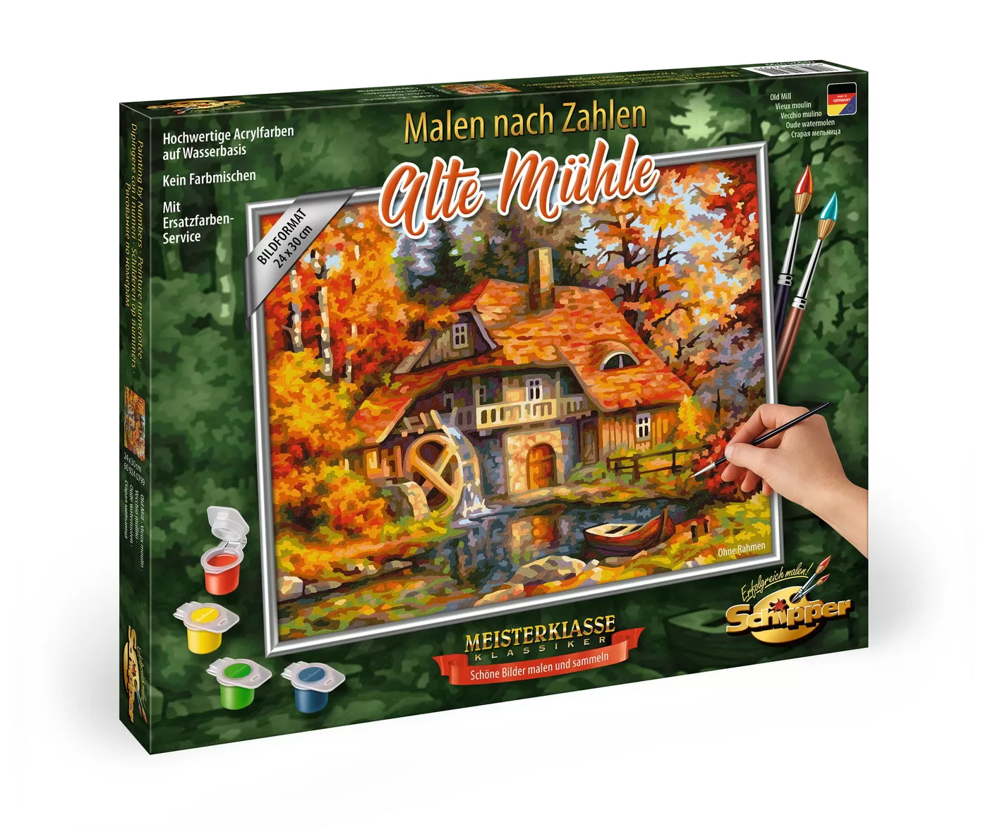 KIT PICTURA PE NUMERE SCHIPPER MOARA VECHE TOAMNA